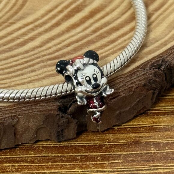 Pandora Jewelry - Pandora Minnie Mouse Holiday Charm Sterling silver Jewelry
